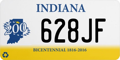 IN license plate 628JF