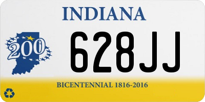 IN license plate 628JJ