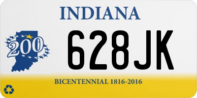 IN license plate 628JK