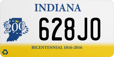 IN license plate 628JO