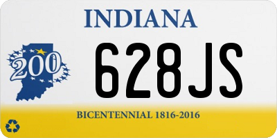 IN license plate 628JS