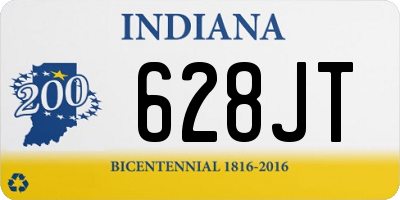 IN license plate 628JT