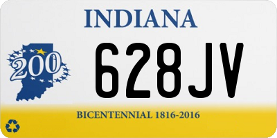 IN license plate 628JV