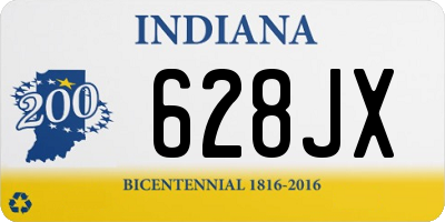 IN license plate 628JX