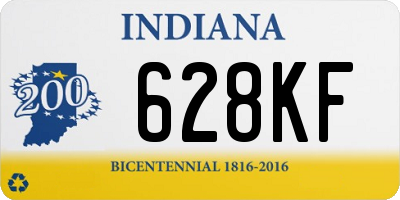 IN license plate 628KF