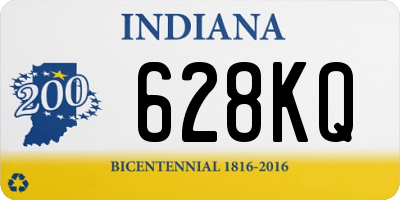 IN license plate 628KQ