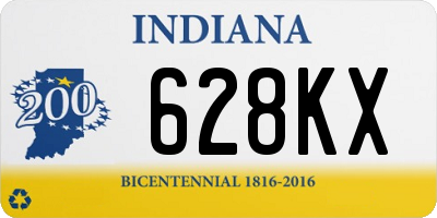 IN license plate 628KX