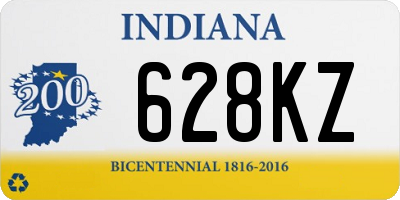 IN license plate 628KZ