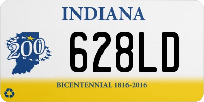 IN license plate 628LD