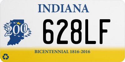 IN license plate 628LF