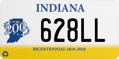 IN license plate 628LL