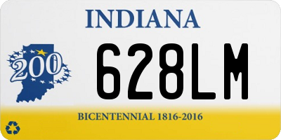 IN license plate 628LM