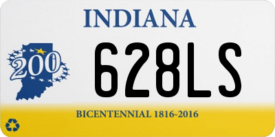 IN license plate 628LS