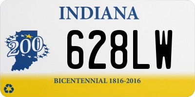 IN license plate 628LW