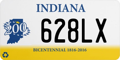 IN license plate 628LX