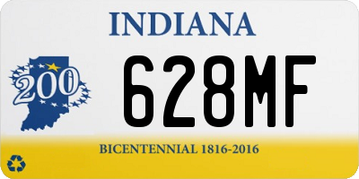 IN license plate 628MF