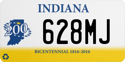 IN license plate 628MJ