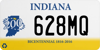 IN license plate 628MQ