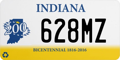 IN license plate 628MZ