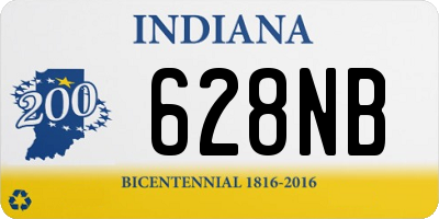 IN license plate 628NB