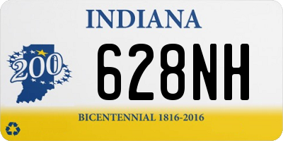 IN license plate 628NH