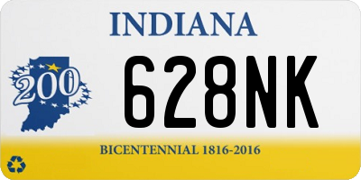 IN license plate 628NK