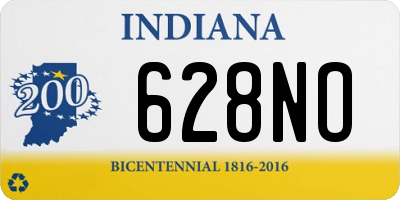 IN license plate 628NO