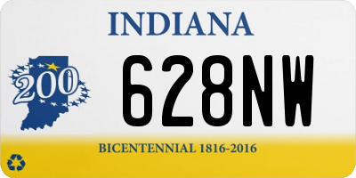 IN license plate 628NW