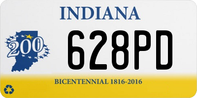 IN license plate 628PD