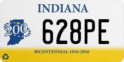 IN license plate 628PE