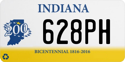 IN license plate 628PH