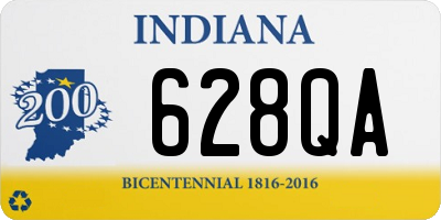 IN license plate 628QA