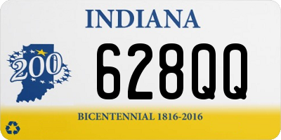 IN license plate 628QQ