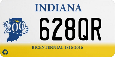 IN license plate 628QR