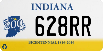 IN license plate 628RR