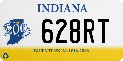 IN license plate 628RT