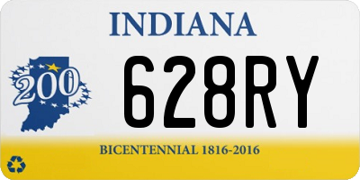 IN license plate 628RY