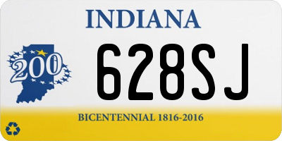 IN license plate 628SJ