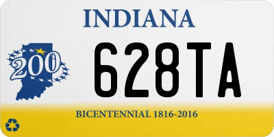 IN license plate 628TA