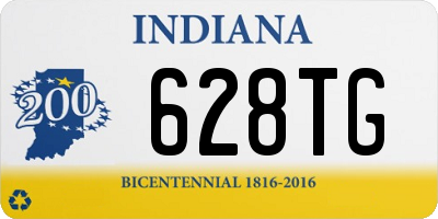 IN license plate 628TG