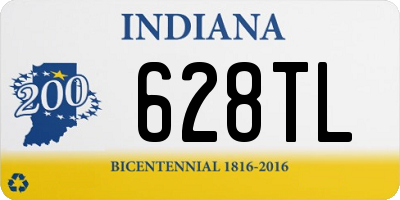 IN license plate 628TL