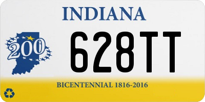 IN license plate 628TT