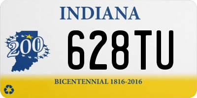 IN license plate 628TU