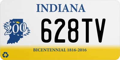 IN license plate 628TV