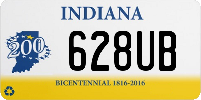 IN license plate 628UB