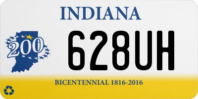 IN license plate 628UH