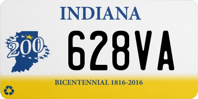 IN license plate 628VA