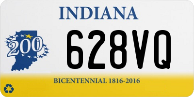 IN license plate 628VQ