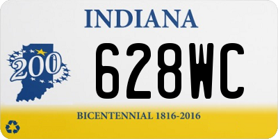 IN license plate 628WC