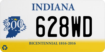 IN license plate 628WD